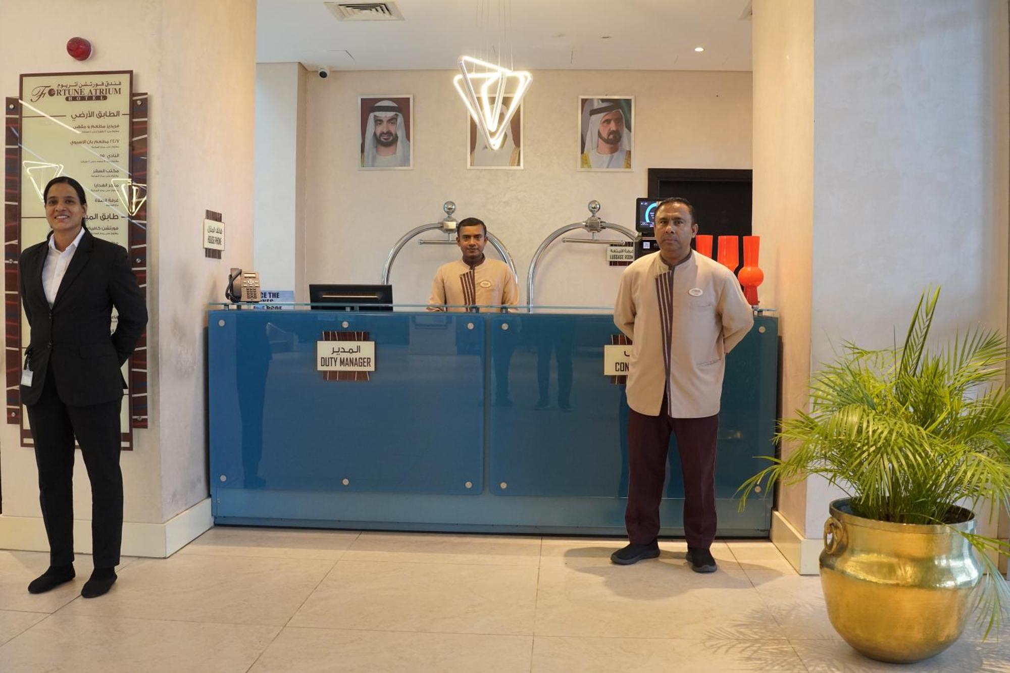 Fortune Atrium Hotel Dubai Exterior foto